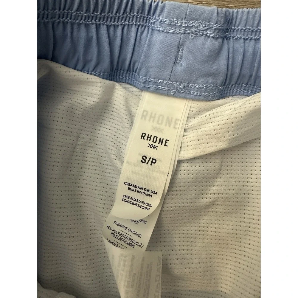 Rhone R&R Swim Trunks Men's Small Baby Blue 7.5